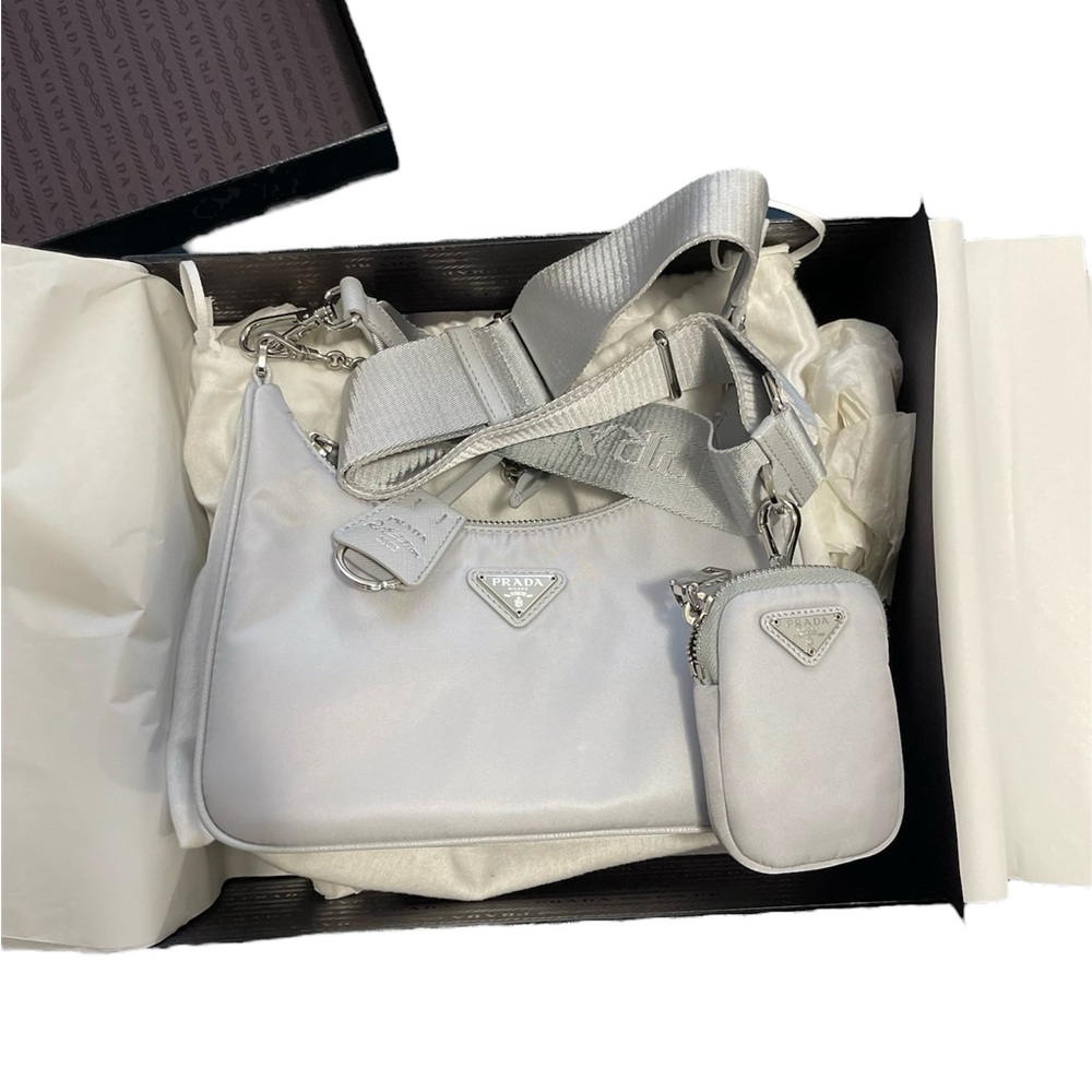 Prada Cornflower Blue Re-Edition 2005 Nylon Bag - Picture 3 of 6